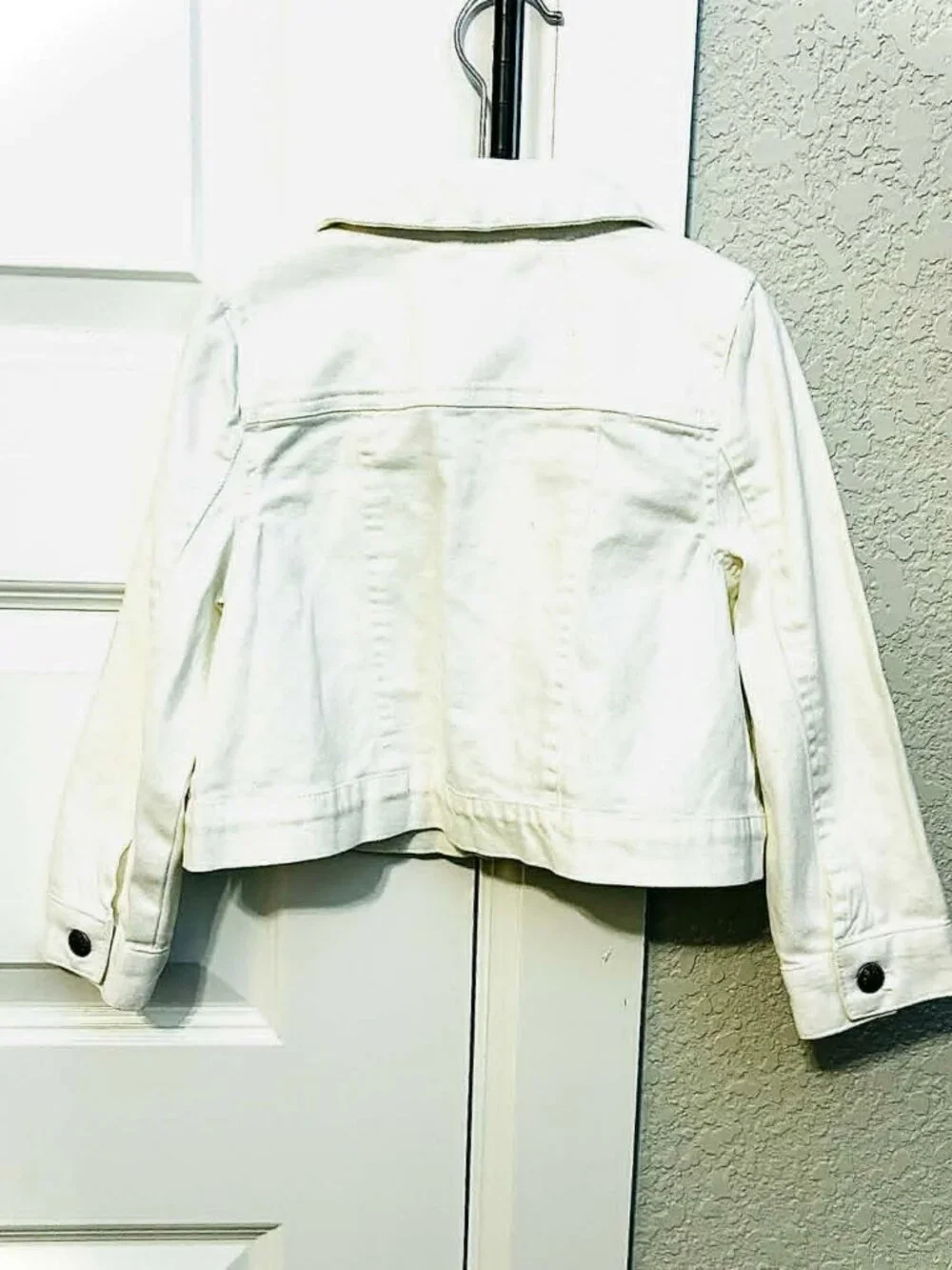 New TOMMY BAHAMA Baby Girl White Jean Jacket 4T